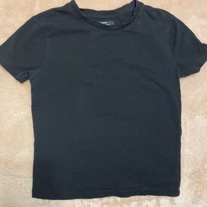 Black fitted Bershka Top